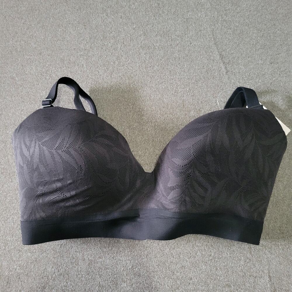 Soma Bra 38DD Black Enbliss Lace Wireless